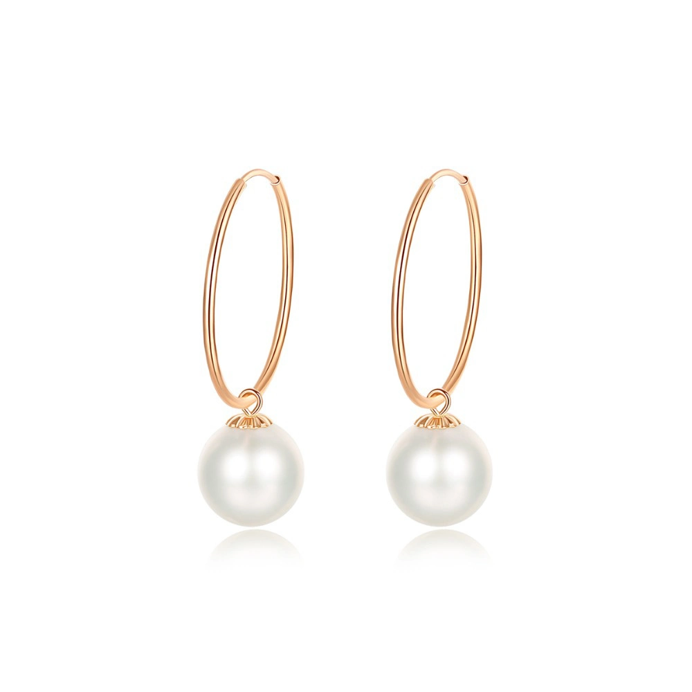 Hainon 2021 New Trend Hoop Round Earrings Hot Minimalist Earrings Jewelry For women Gift card flannel bag set 1