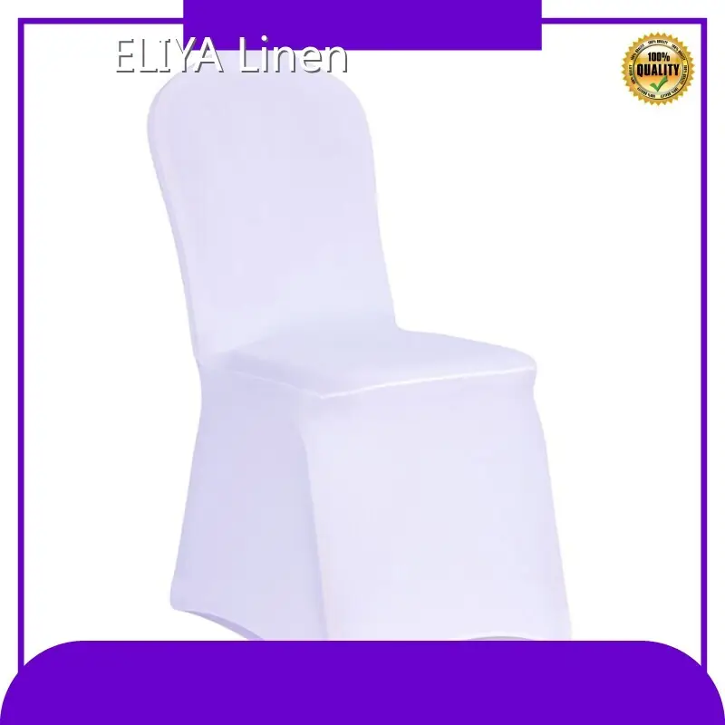 ELIYA L/C OEM Housses de chaise de salle à manger en lin blanc ELIYA 1
