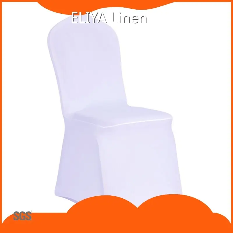ELIYA Marque 50 Pcs ELIYA Housses de siège blanches personnalisées pour les mariages 1