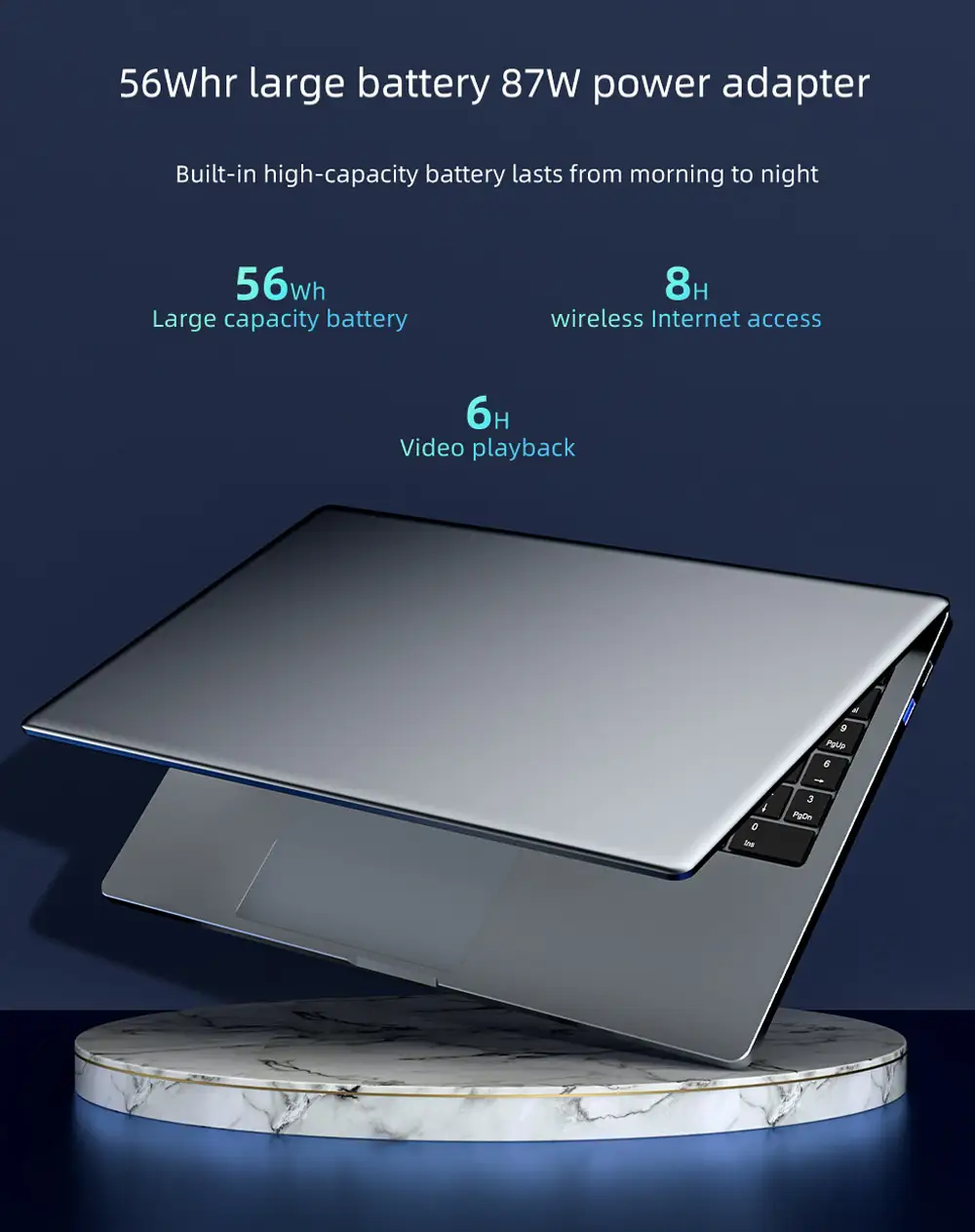 KUU G5 Pro Laptop 15.6 inch 16GB+512GB AMD Ryzen 7 5800H PCIE Windows 11 Notebook 14