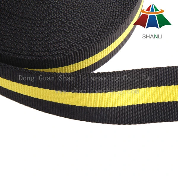 Black and Yellow Nylon Webbing 1