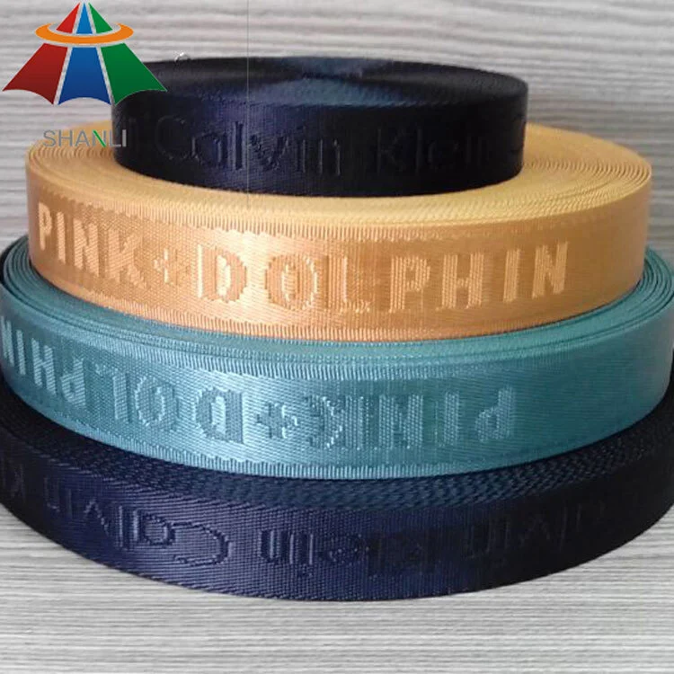 Durable Polyester Jacquard Webbing With Letters 1