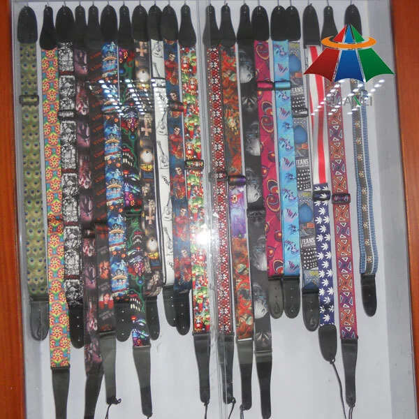 printed guitar belt strap 1