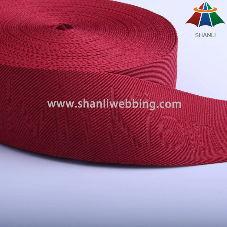 Red Polyester Jacquard Webbing 1