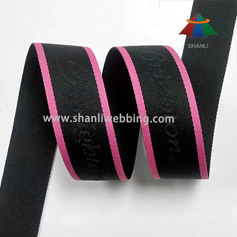 Striped Jacquard Polyester Webbing 1
