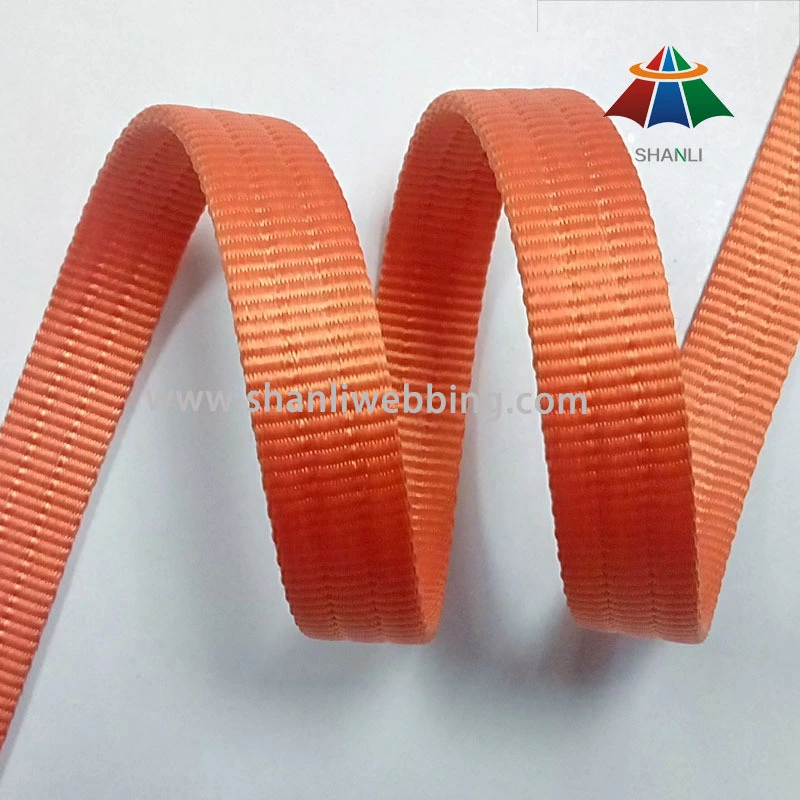 20mm Orange Grooved Heavyweight Nylon Webbing 1
