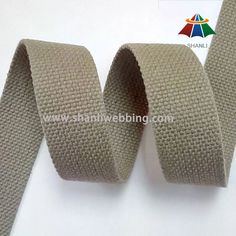 27mm Army Green Flat Cotton Belt Webbing 1