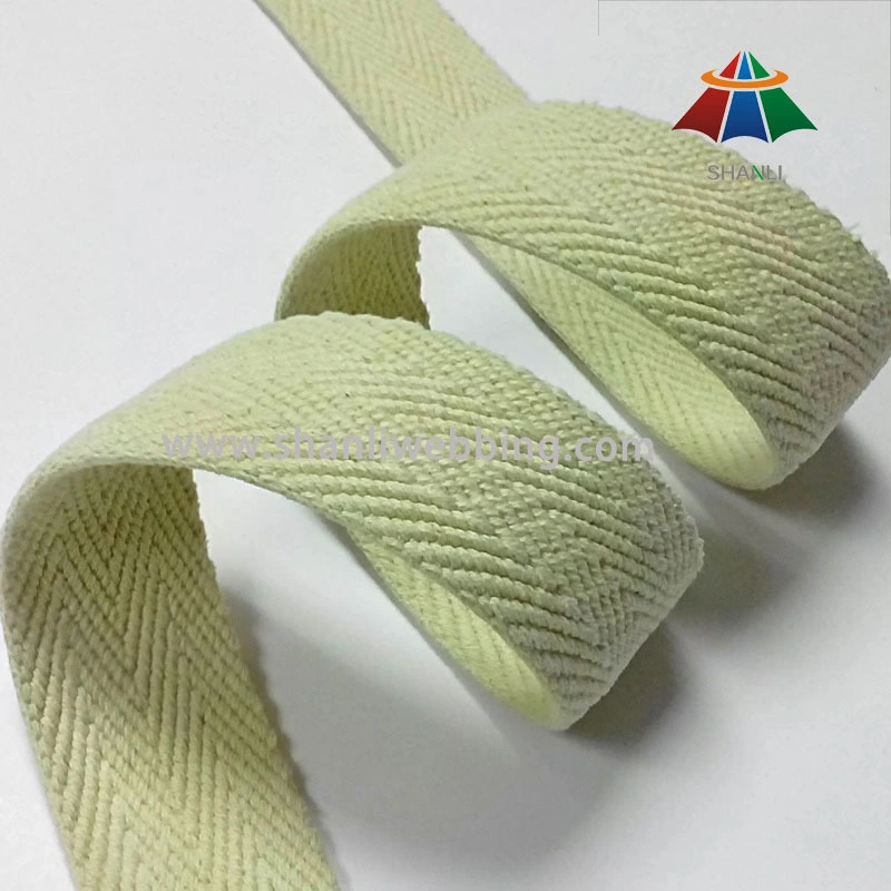 40mm Beige 4 Twill Cotton Webbing Strap 1