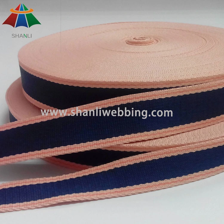Mixed Color Striped Polyester Webbing 1
