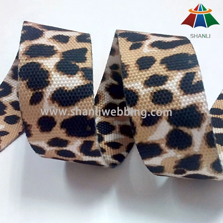 35mm Leopard Printed Polyester Webbing 1