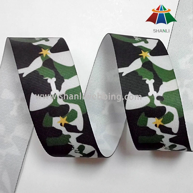 38mm Polyester Camouflage Webbing 1