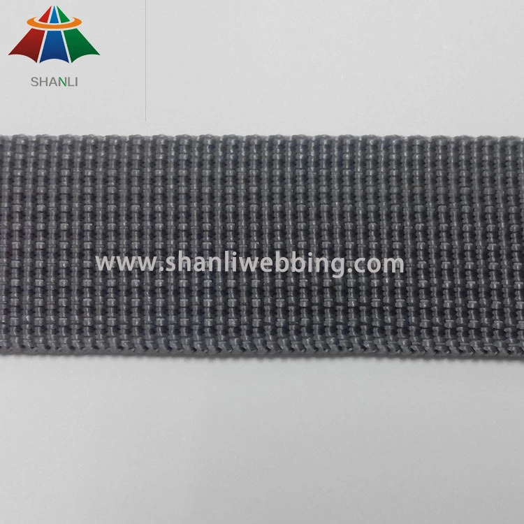 1 Inch Grey Grooved Polypropylene Webbing for Helmet 1