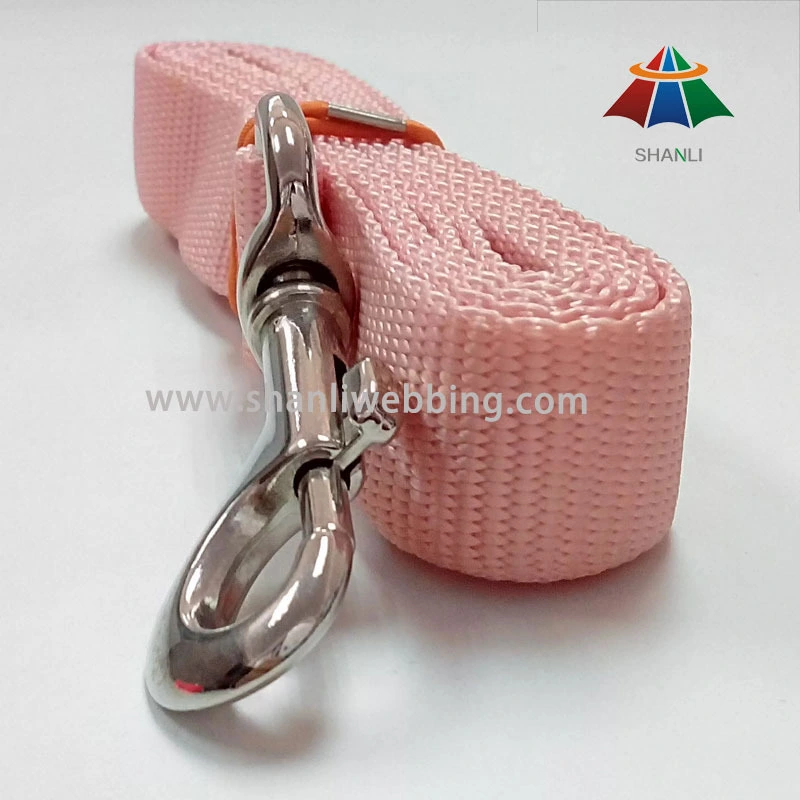 High Tenacity Pink Nylon Material Dog Leash 1