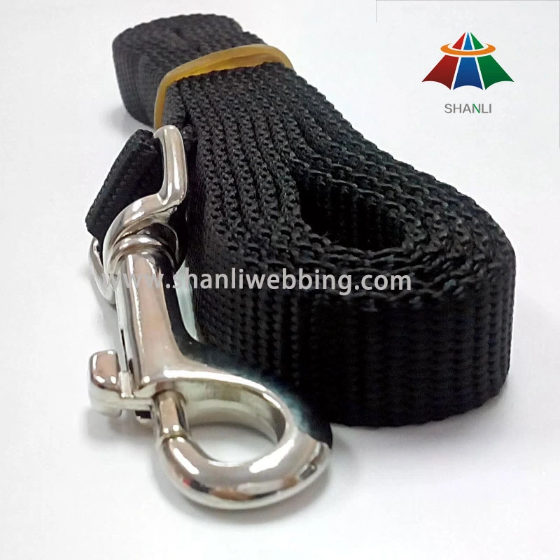 Black Nylon Webbing Pet Leash, Dog Leash 1