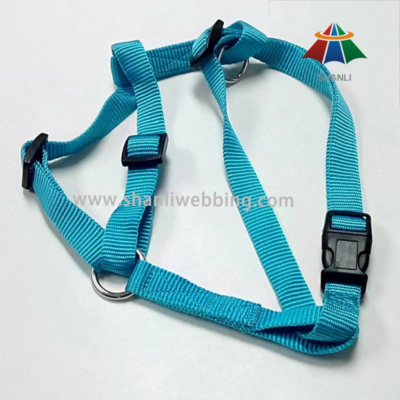Green Medium-Sized Nylon Dog Harness 1