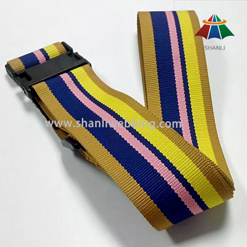 Colorful Striped Luggage Belt, Polyester Luggage Strap 1
