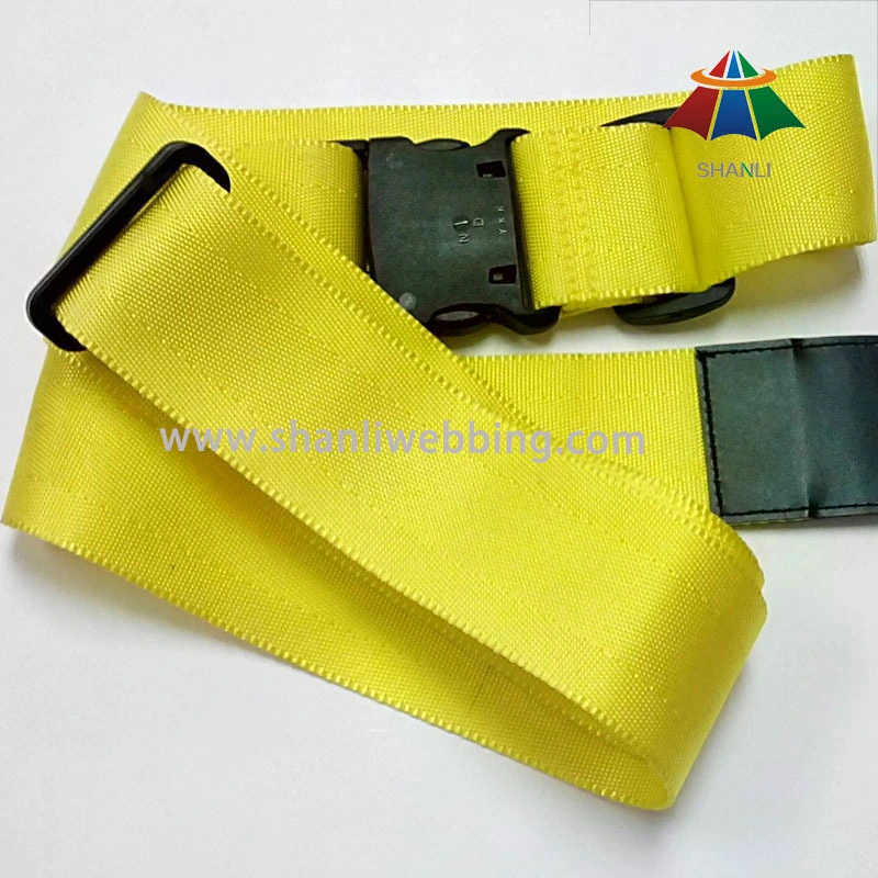 High Strength Polyester Material Luggage Belt, Yellow Luggage Strap 1