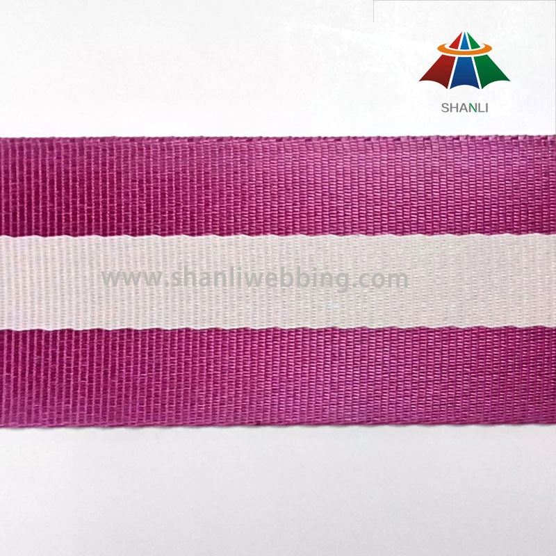 50mm Smooth Striped Nylon Webbing for Bag Shoulder Strap 1
