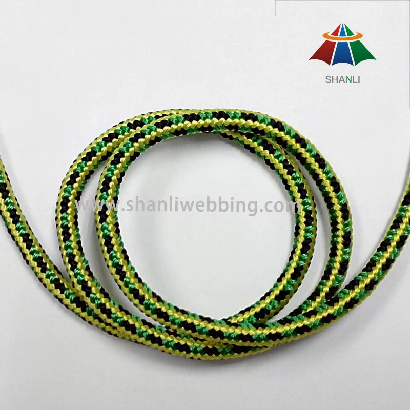 5mm Striped Nylon Rope, Double Braided Nylon Rope 1