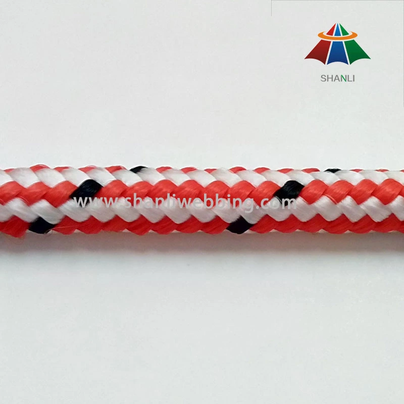 9mm Striped Color Polypropylene Rope 1