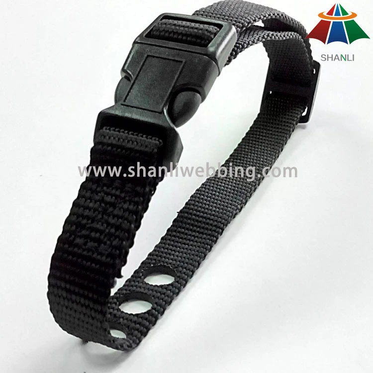 Black Nylon Dog Collar, Dog Training Collar, Customized Dog Collar 1