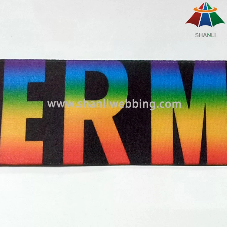 4cm Single Thermal Transfer Printing Webbing Elastic 1