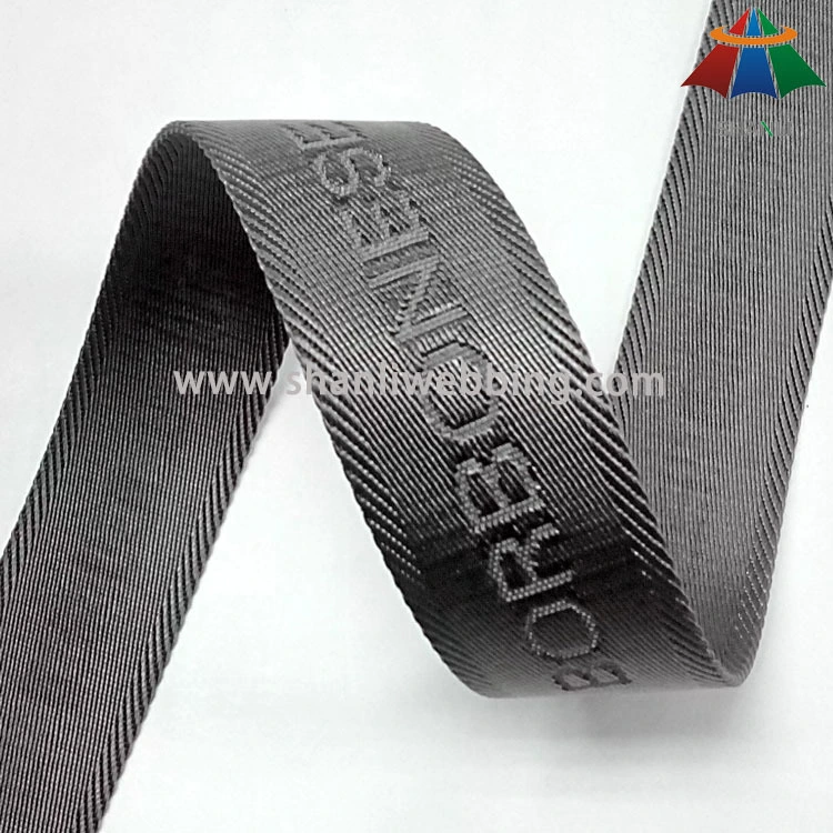 40mm High Quality Patterned Logo Nylon Webbing 1
