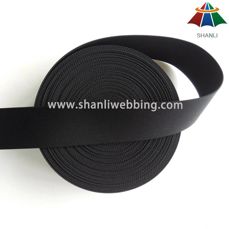 1.5 Inch Factory Outlet Customized Black Nylon Webbing 1