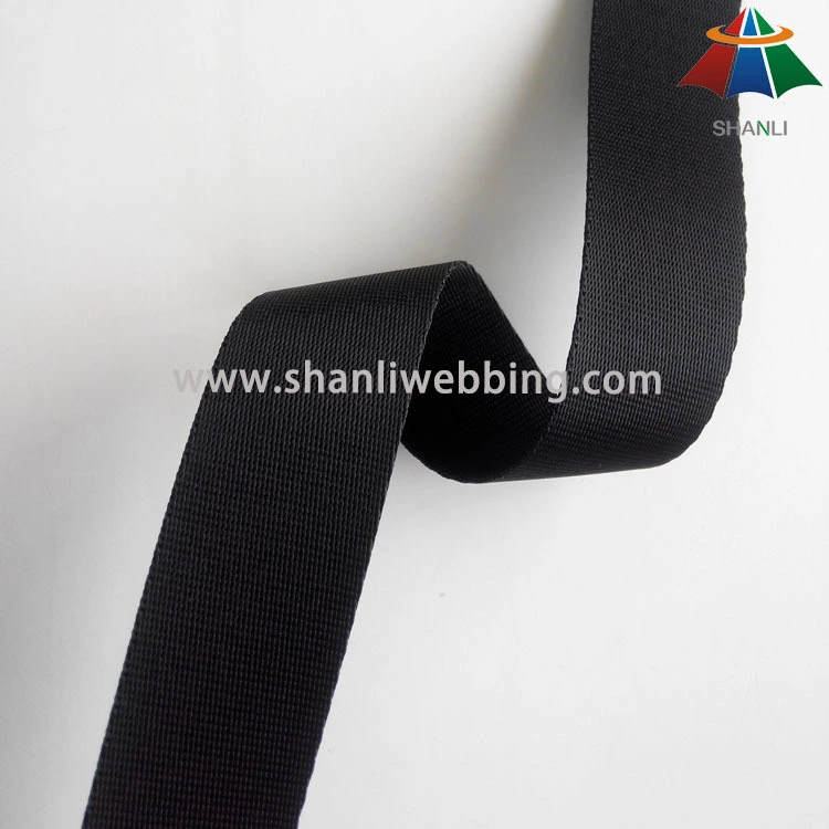3cm Abrasion Resistance OEM Black Nylon Webbing 1
