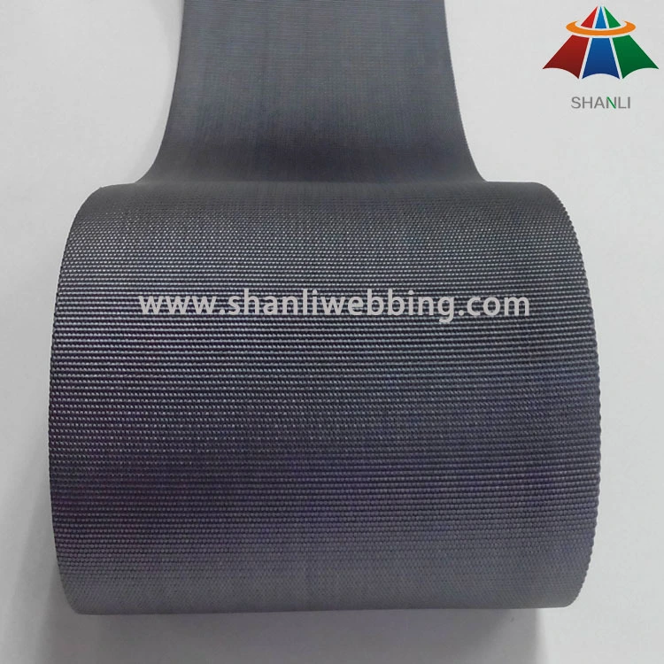 4 Inch (100mm) Grey Flat Nylon Webbing 1