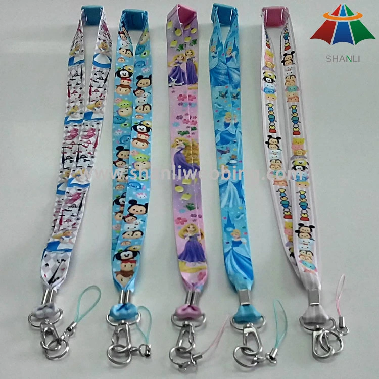 2015 Hot Sale Sublimation Printing Polyester Nylon Lanyards 1
