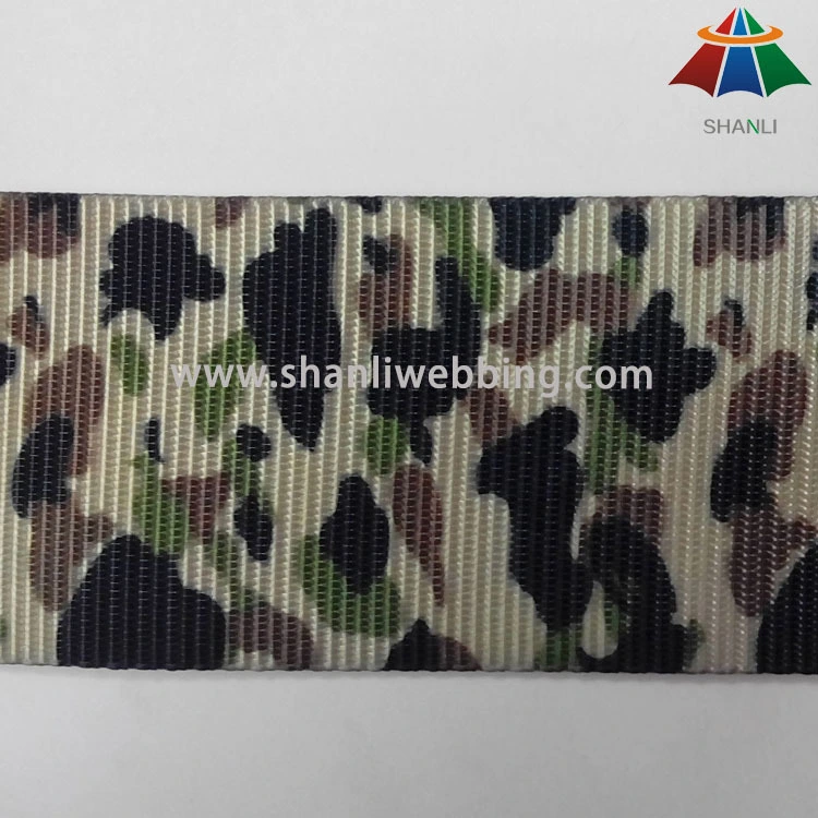 wholesale 2 inch camouflage printed polyester webbing 1
