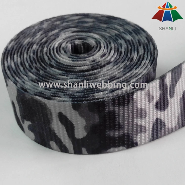 Hot sale 1 inch sublimation printing camo webbing 1