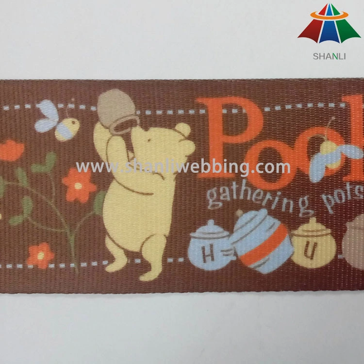 Custom printed webbing for luggage straps 1