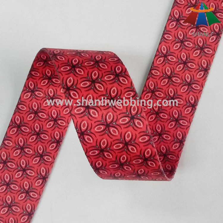 Hot sale sublimated patterned webbing for belts 1