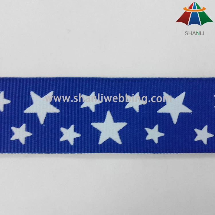Screen printing polyester webbing for lanyards 1