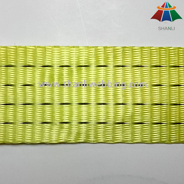 Heavy duty polyester webbing for tie down straps 1