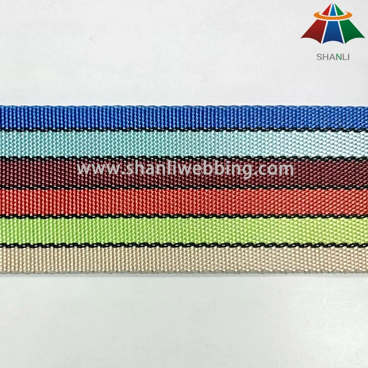 2 inch rainbow webbing 1