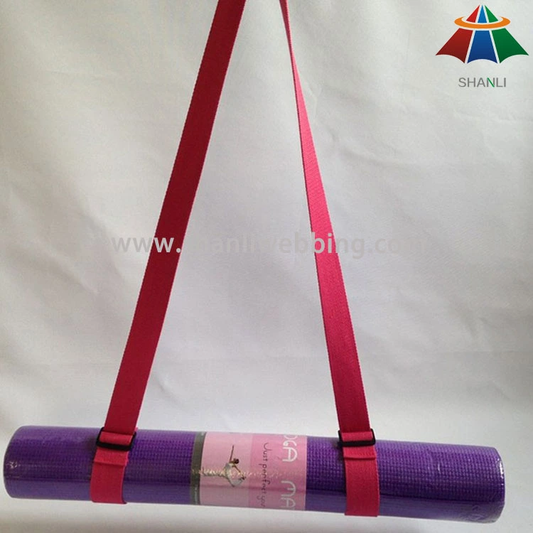 Adjustable yoga mat carry sling strap 1