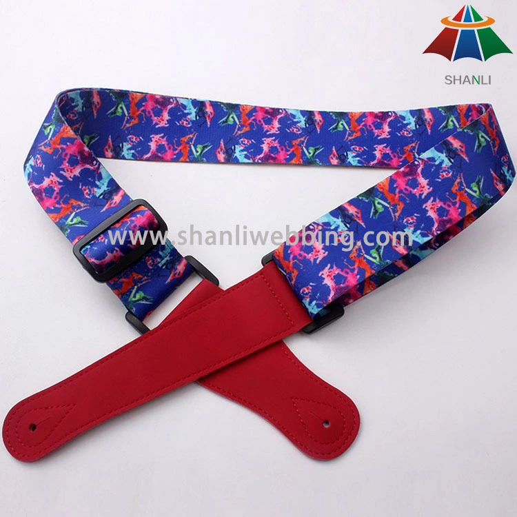 Customized sublimation electric guitar straps 1