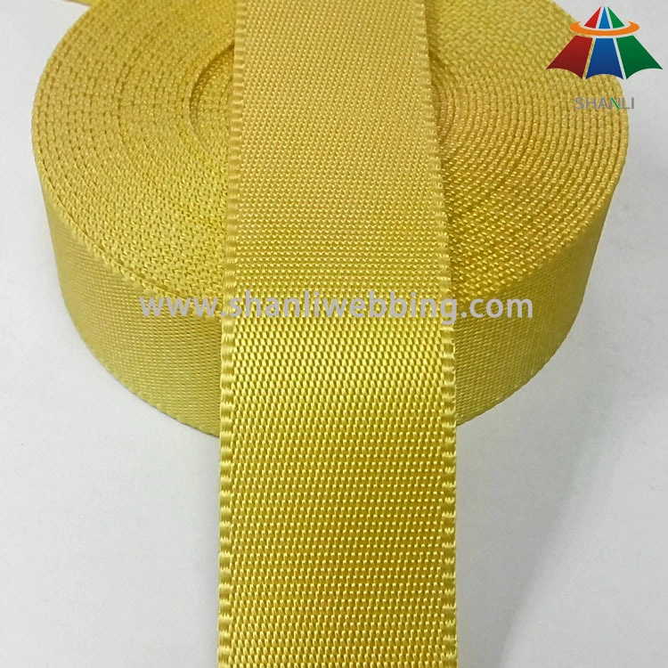 1.5 inch yellow side locking nylon webbing 1