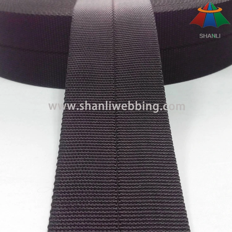 1.5 inch coffee brown mid-pit nylon webbing 1