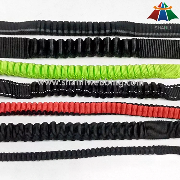 High quality folded elastic bungee webbing for buffering usage 1