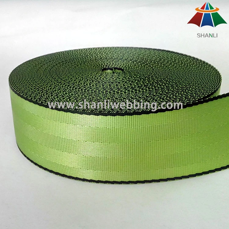 New style 45mm striped color car seat belt webbing 1