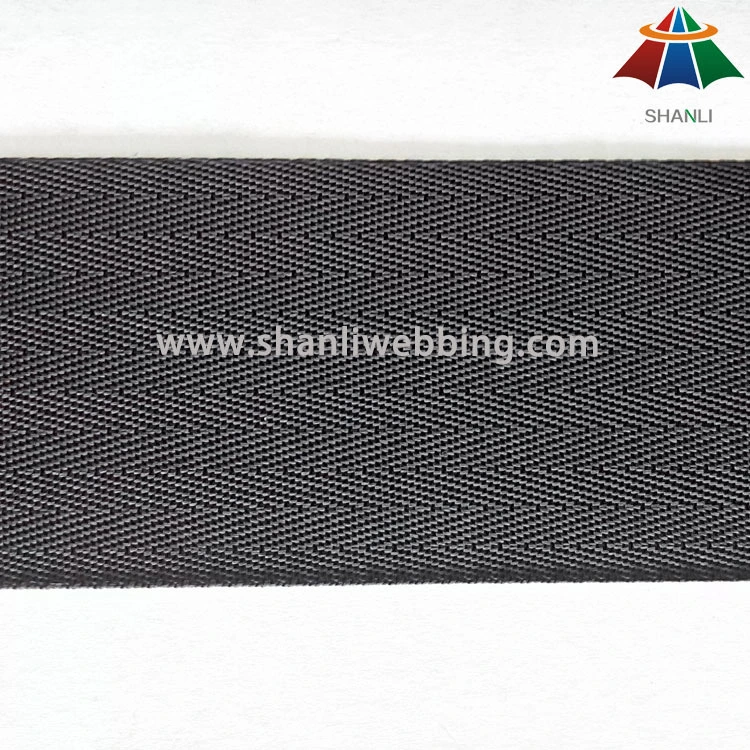 47mm 11-panal black nylon seatbelt webbing 1