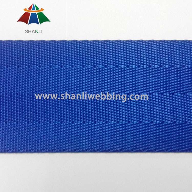 1.5 inch ocean blue nylon seatbelt webbing 2