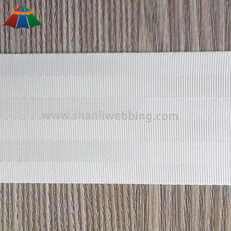 2 Inch Bleached White Nylon Seat Belt bing