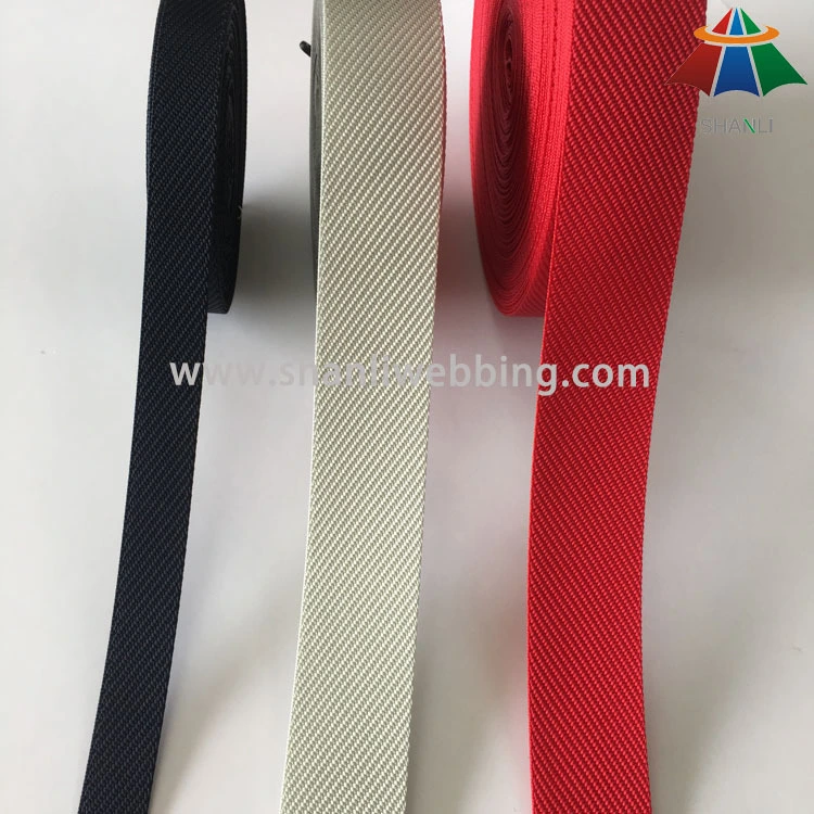 Colorful bias twill weave nylon webbing 1