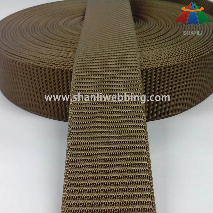 5cm heavyweight ladder weavy type khaki nylon webbing for waistband belt 1