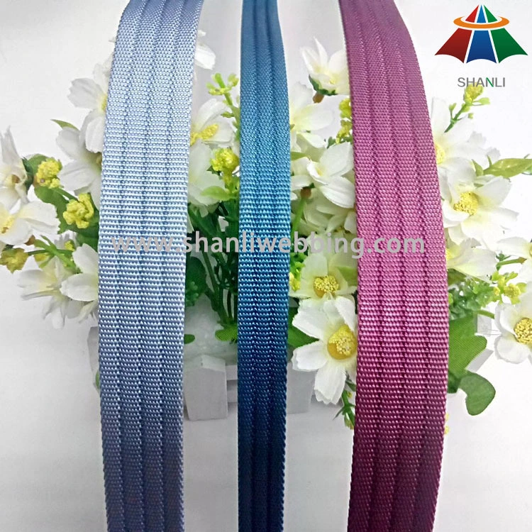 15mm 25mm pit grooved nylon webbing with core 1
